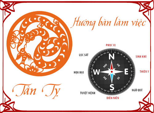 Chọn hướng bàn làm việc và hướng ngồi hợp phong thủy cho tuổi Tân Tỵ